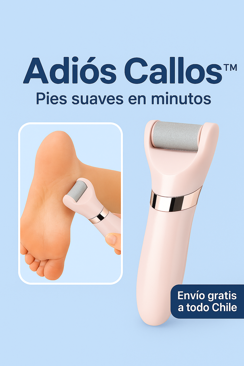 Adiós Callos Pro – Removedor eléctrico Anti-Callos 🌟 Pies suaves todo el día 🦶